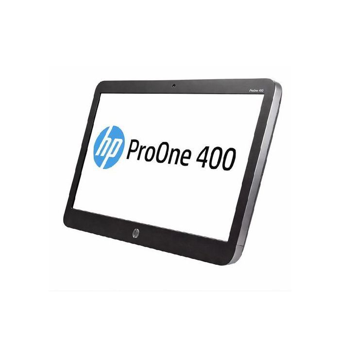 HP ProOne 400 G1 23-inch All-in-One pc, 4 GB RAM, 128 GB SSD, Windows 10 Pro, webcam, geen standaard, refurbished, goede staat