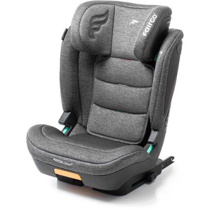 Silla de coche BABYAUTO Colosso - Grupo 2/3 - I-Size - 100/150 cm - Isofix - 11 posiciones de altura del reposacabezas - Gris