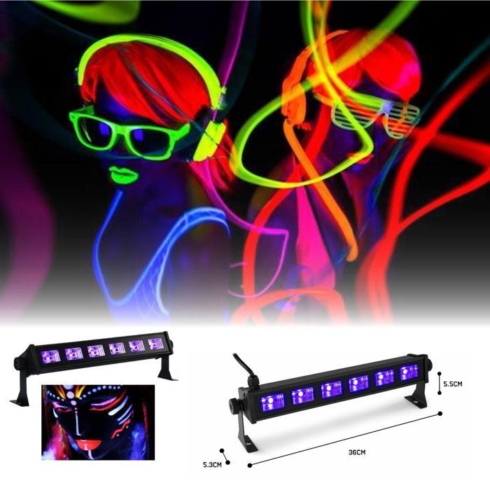 3M ROBUST STEEL DJ HOUSE + 3 UV/FLUORESCENT LED BARS PA SOUND LIGHT DJ MIX BAR CLUB PUB DISCO WEDDING PARTY
