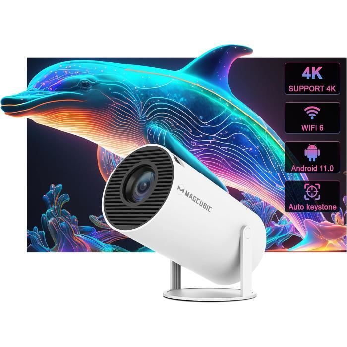 Mini Projector - Magcubic - HY300 - 4K - WiFi 6 - Bluetooth 5.0 - 130 Inches