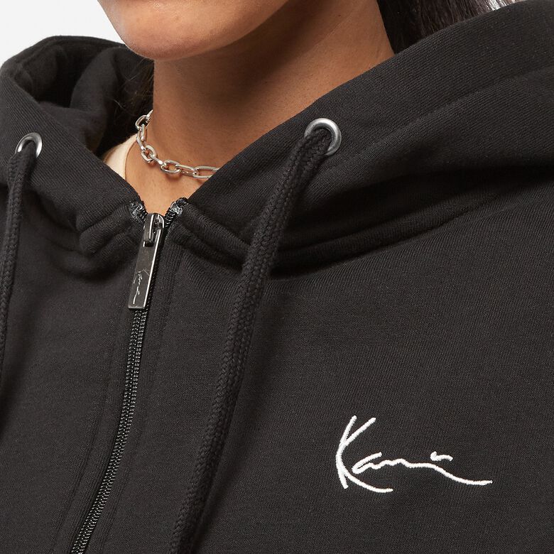 Kleiner Signature Essential Crop Zip Hoodie
