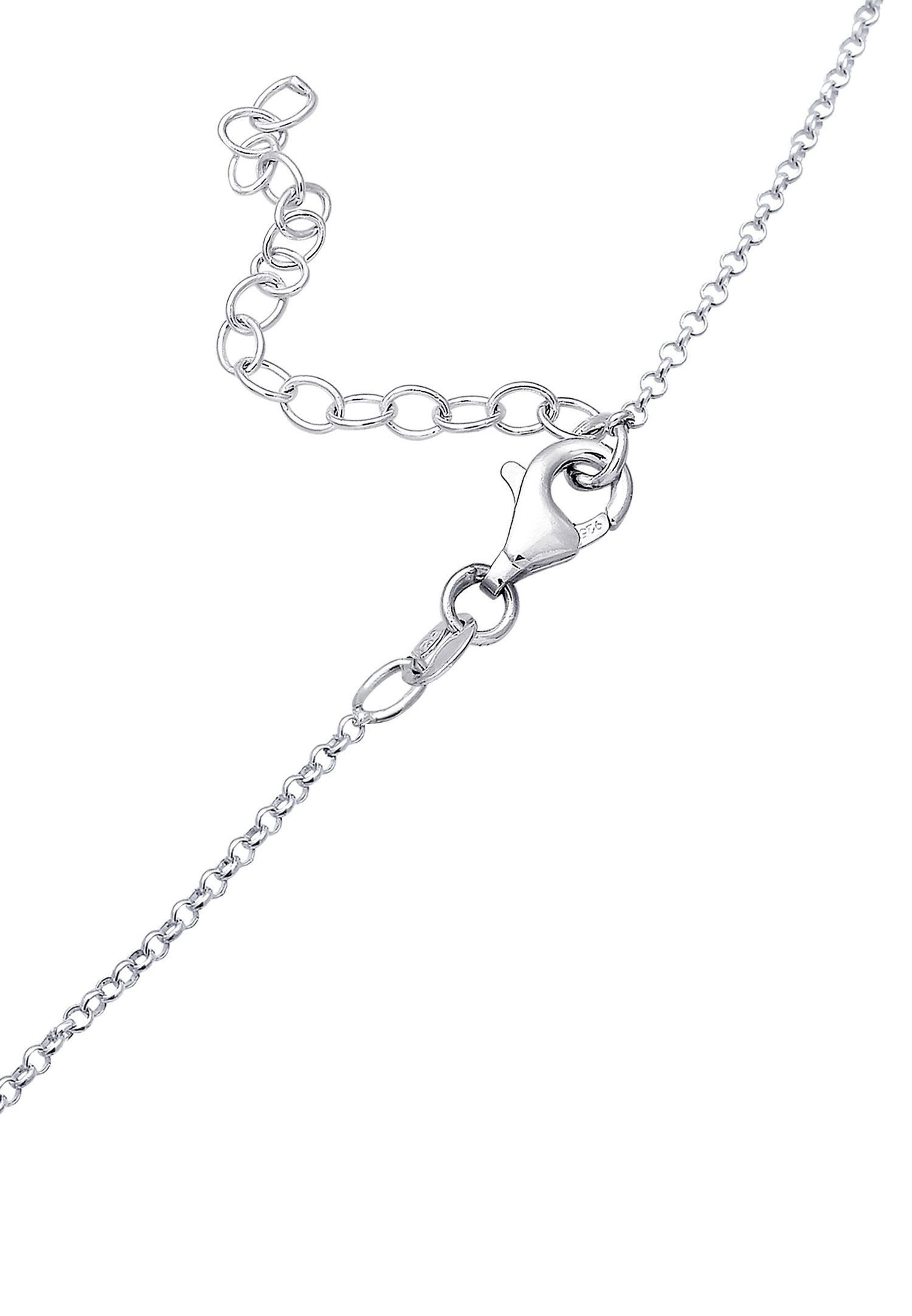 Elli Femme Pendentif l`Étoile de Choeur Tendance en Argent Sterling 925