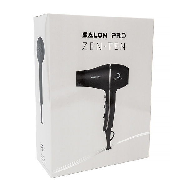 Uscător de păr Zen.Ten Salon Pro cu duză pentru terapie cu ulei de argan