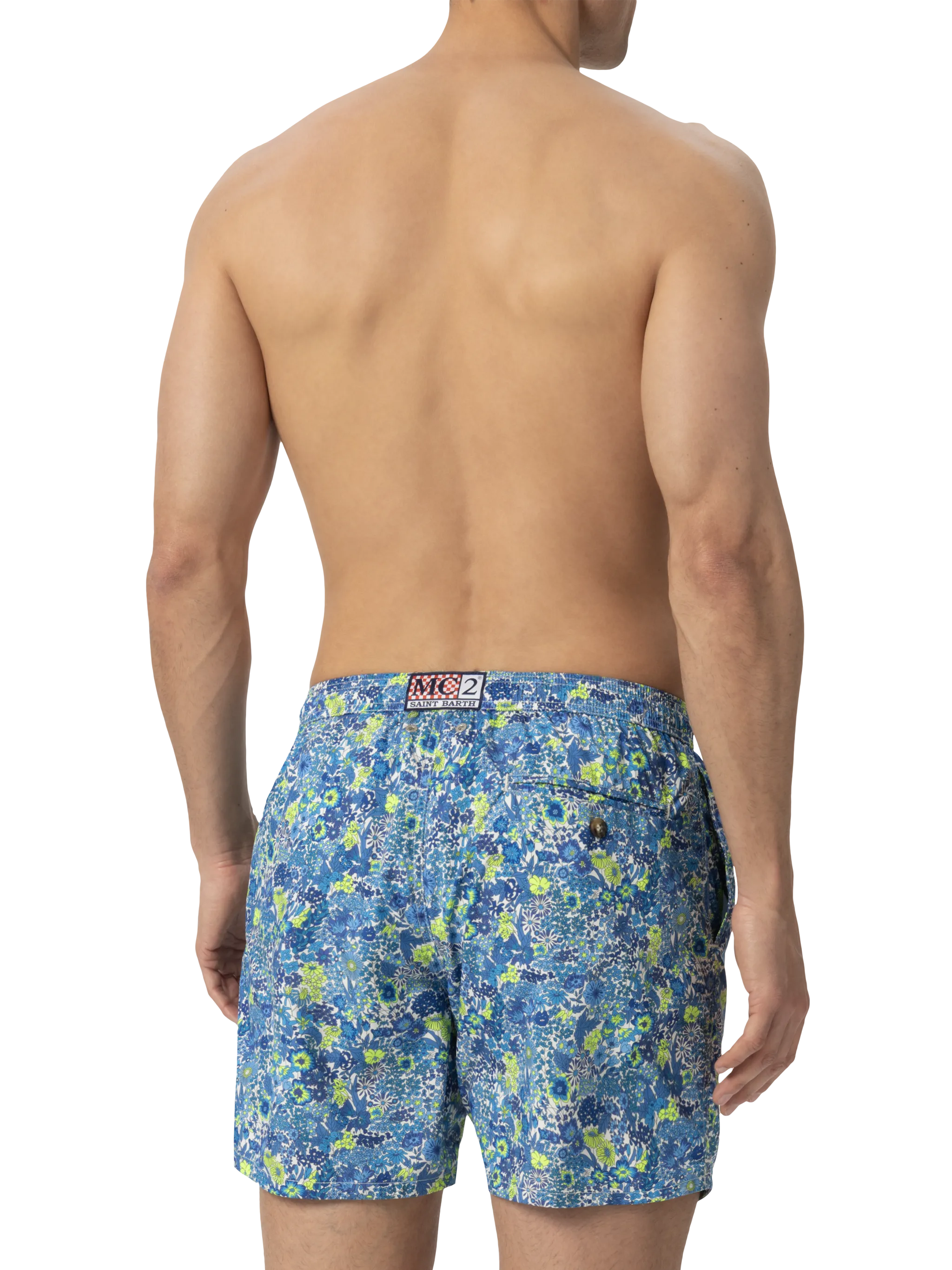 Zwempak met een luchtige look in lichtgewicht stof met Margaret Annie-print | M