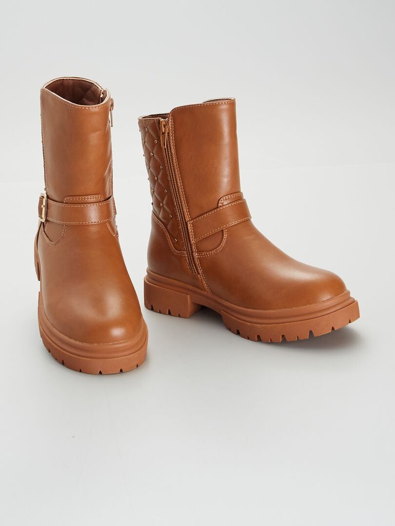 Buty jeździeckie - BRĄZOWE