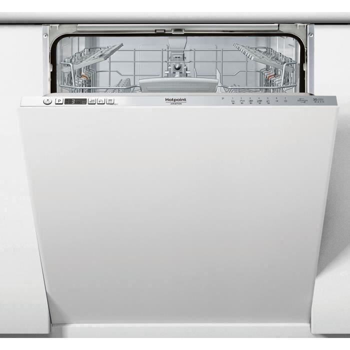 Lava-louças totalmente integrada HOTPOINT HI5030W - 14 serviços - Indução - 43dB