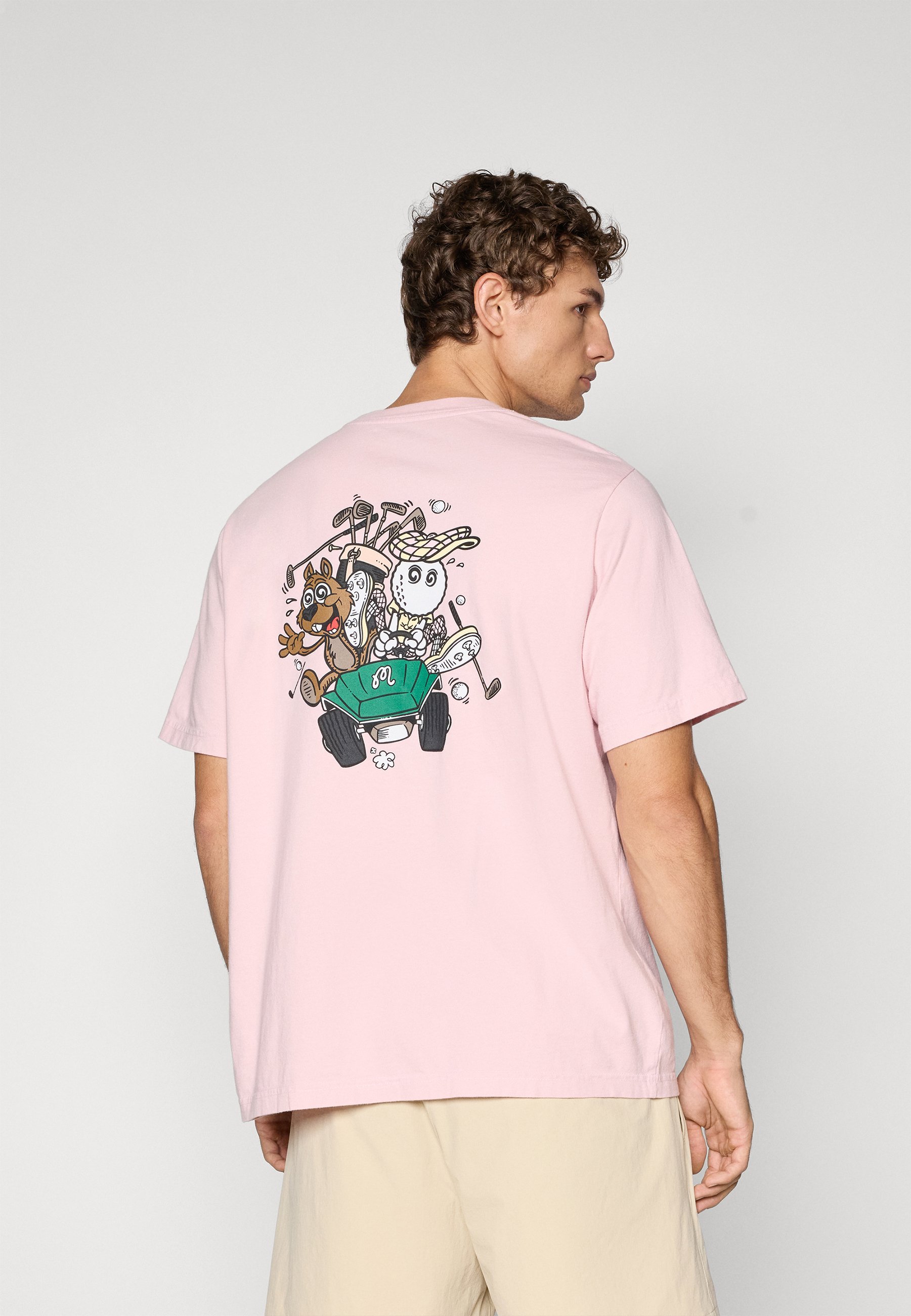 Malbon TWO MAN SCRAMBLE - Bedrucktes T-Shirt - pink