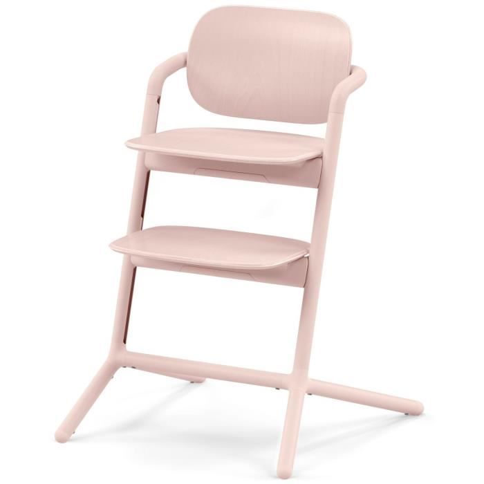 CYBEX - Trona convertible - Pack 3 en 1 - LEMO 2 - Rosa - Altura y profundidad ajustables - Incluye juego para bebé