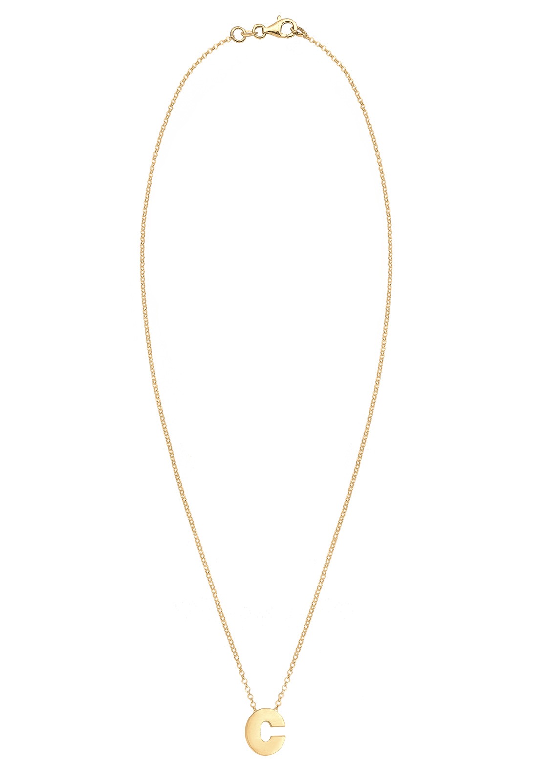 Elli Femme Pendentif Lettre C Initiale - (925/1000) Argent