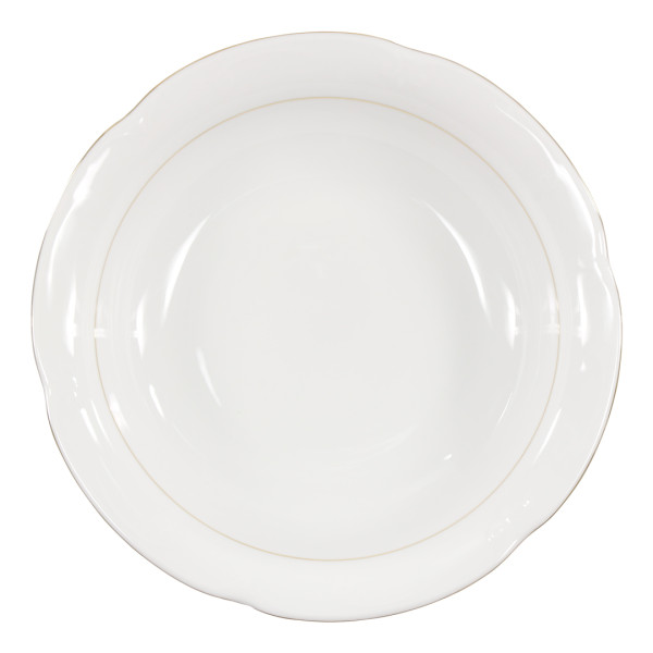 Salaterka okrągła 23 cm Kamelia Złota Linia B014