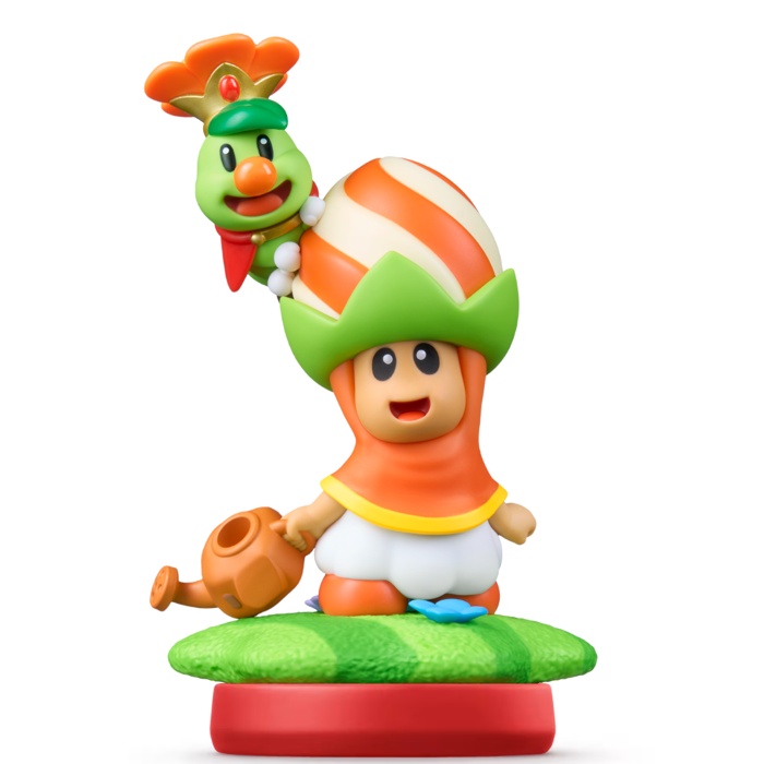 Statuetta Amiibo - Poplin e il Principe Florian • Collezione Super Mario
