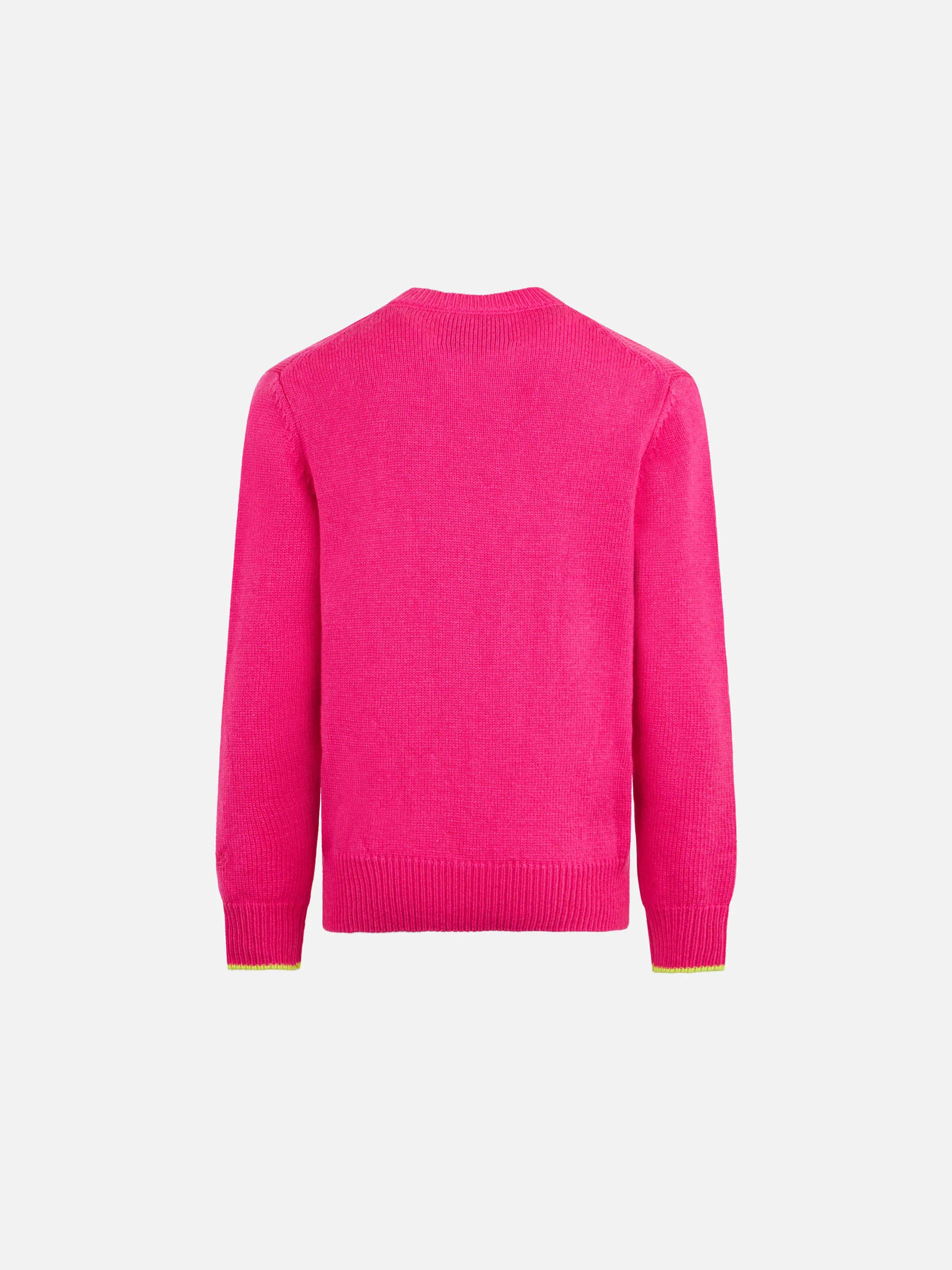 Pull à col roulé pour fille avec broderie « Ma maman est cool »