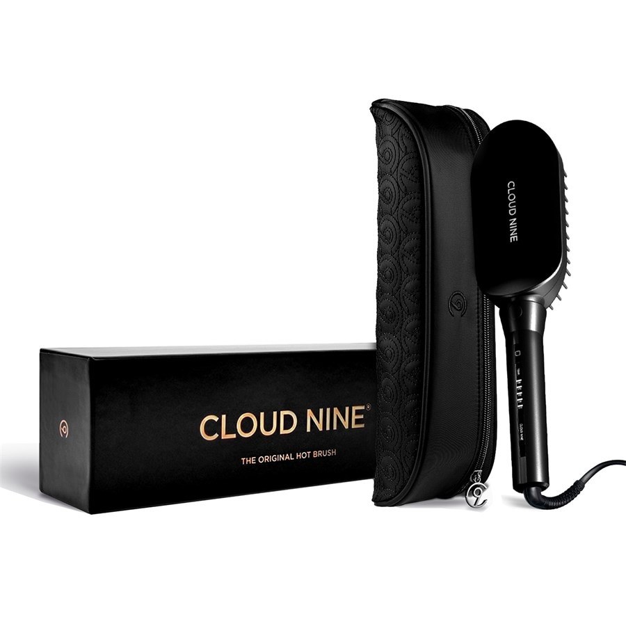 Žehlička na vlasy Cloud Nine, originálna horúca kefa – čierna