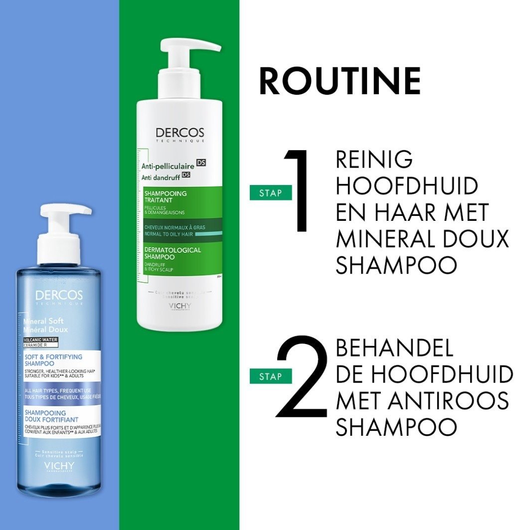 Vichy Dercos Technique mineralni mehak in utrjujoč šampon - 400 ml