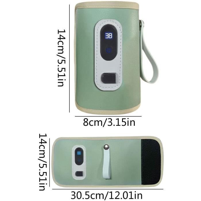Calientabiberones, bolsa calientabiberones USB, calientabiberones para coche, bolsa calientaagua