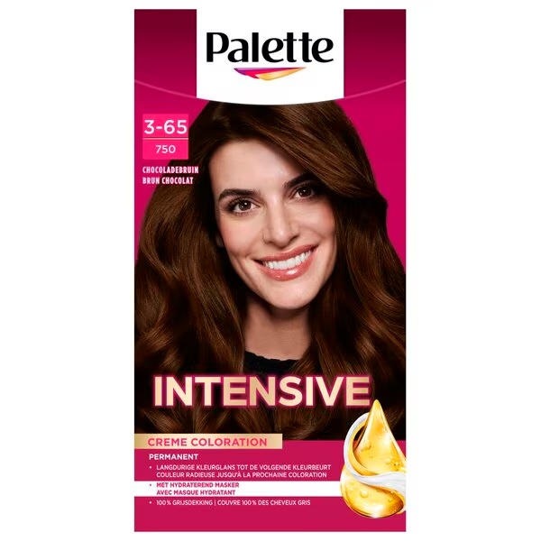 Schwarzkopf Poly Palette barva za lase 750 čokoladno rjava