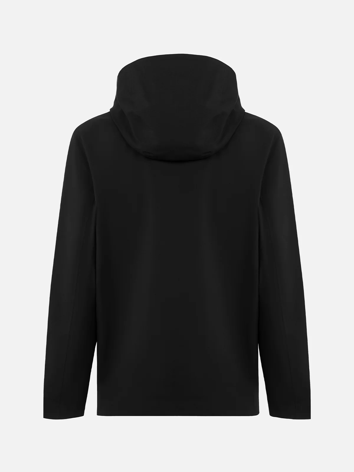 Parson herenjas met capuchon, zwart, 3 lagen