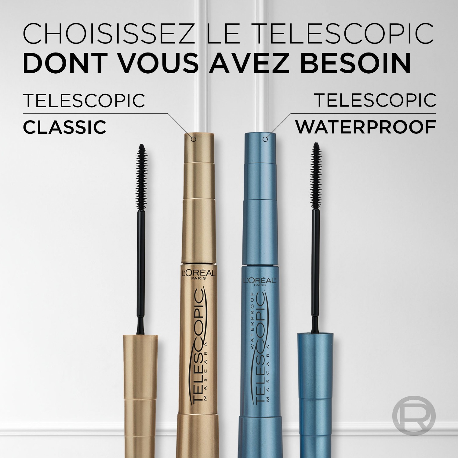 Máscara de pestañas L'Oréal Paris Telescopic Black - 8,4 ml