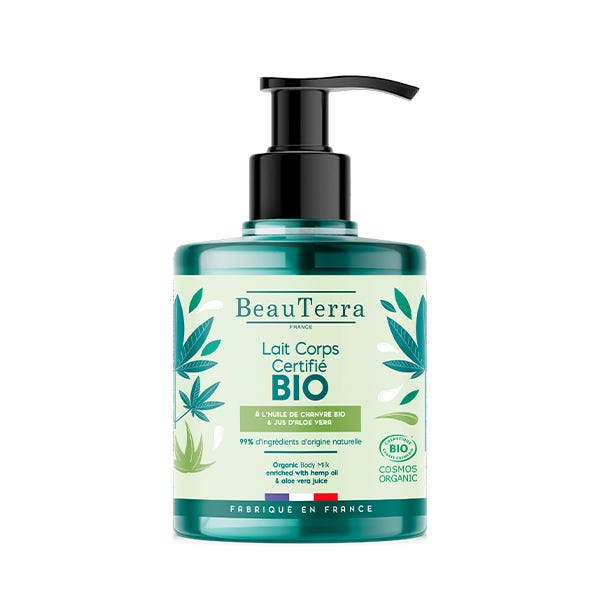 Återfuktande kroppsmjölk med hampa och aloe vera | 500 ml