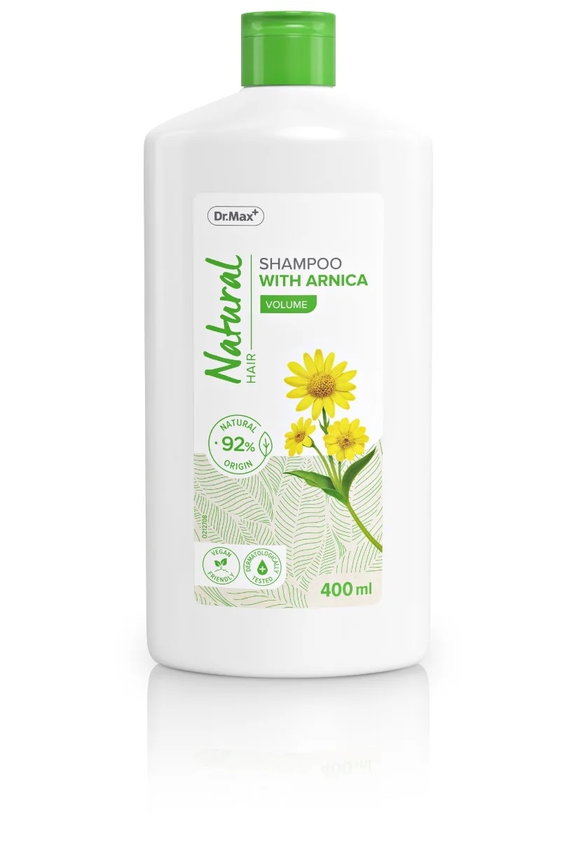 DR. MAX Dr.Max Shampooing naturel à l'arnica 400 ml pour volume