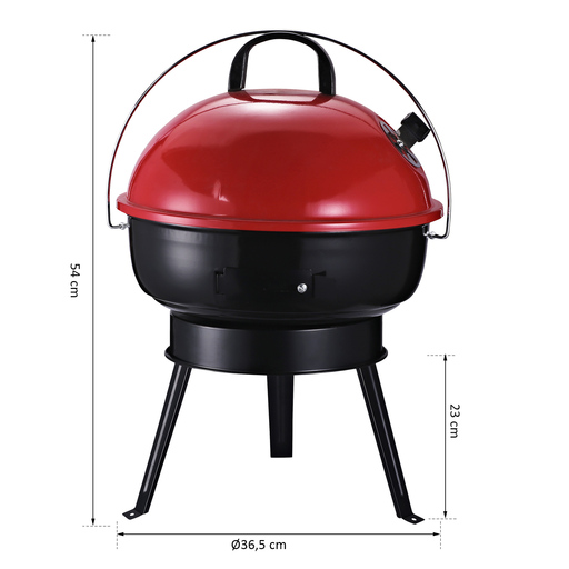  Outsunny Charcoal Barbecue 846-062rd