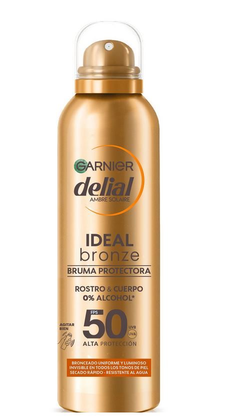 „Delial Ideal Bronze“ apsauginis purškiklis su SPF 50