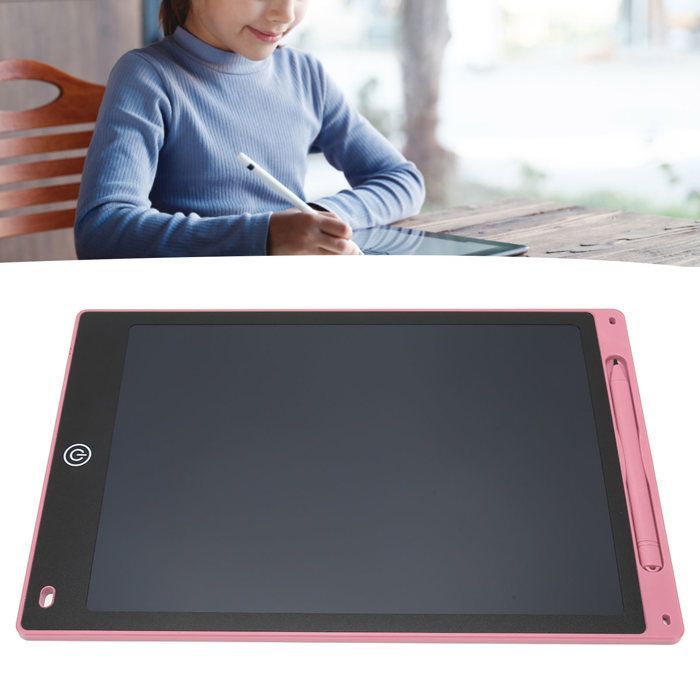 Children's Writing Tablet, 12-inch LCD Writing Tablet, Computer LCD Writing Tablet, Pink Pack