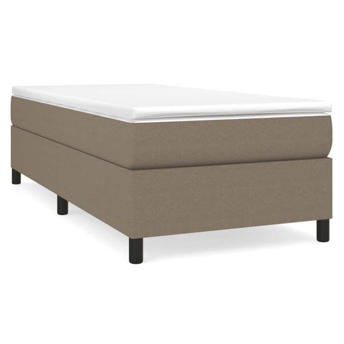 Bed frame with mattress - Maison Exclusive - Taupe - 90x200 cm - Maximum relaxation