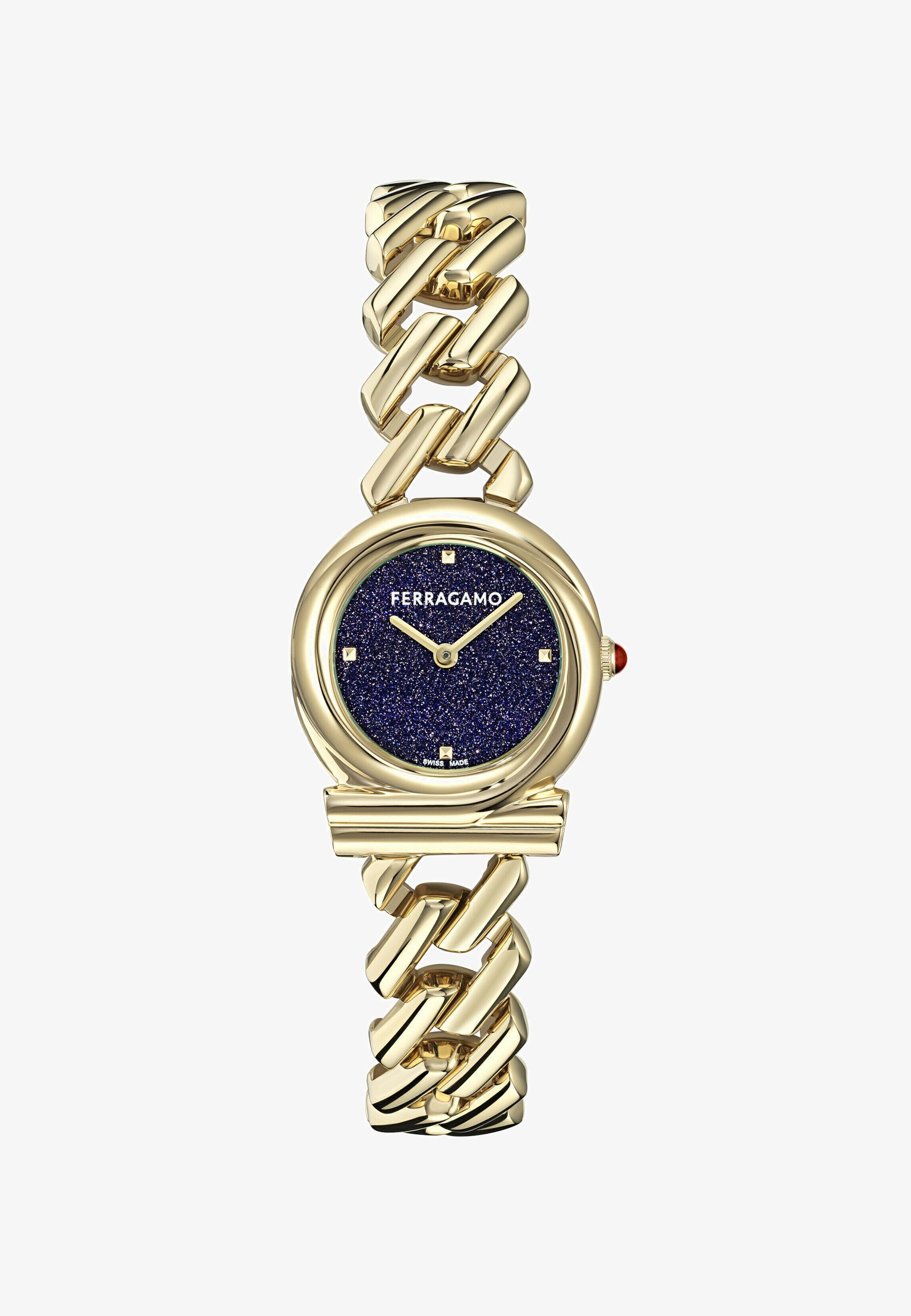 Montre FERRAGAMO GANCINI TWISTED CHAIN - couleur or