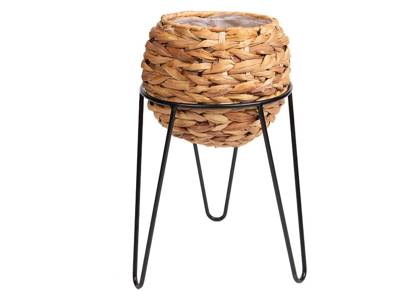 Kwietnik Hiacynt 34 cm brązowy