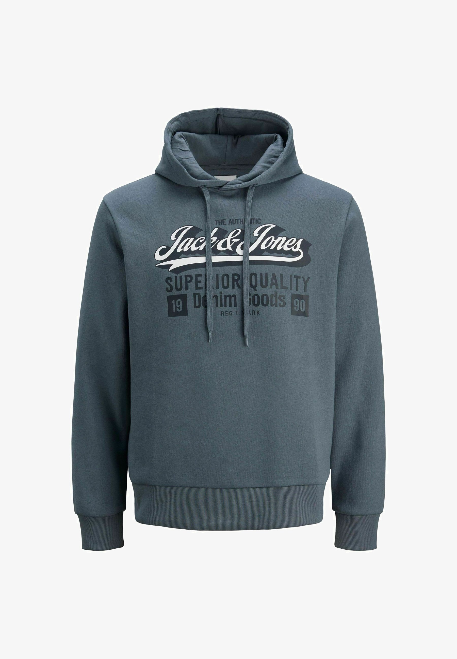 Jack & Jones JJELOGO - Felpa con cappuccio - tempo tempestoso