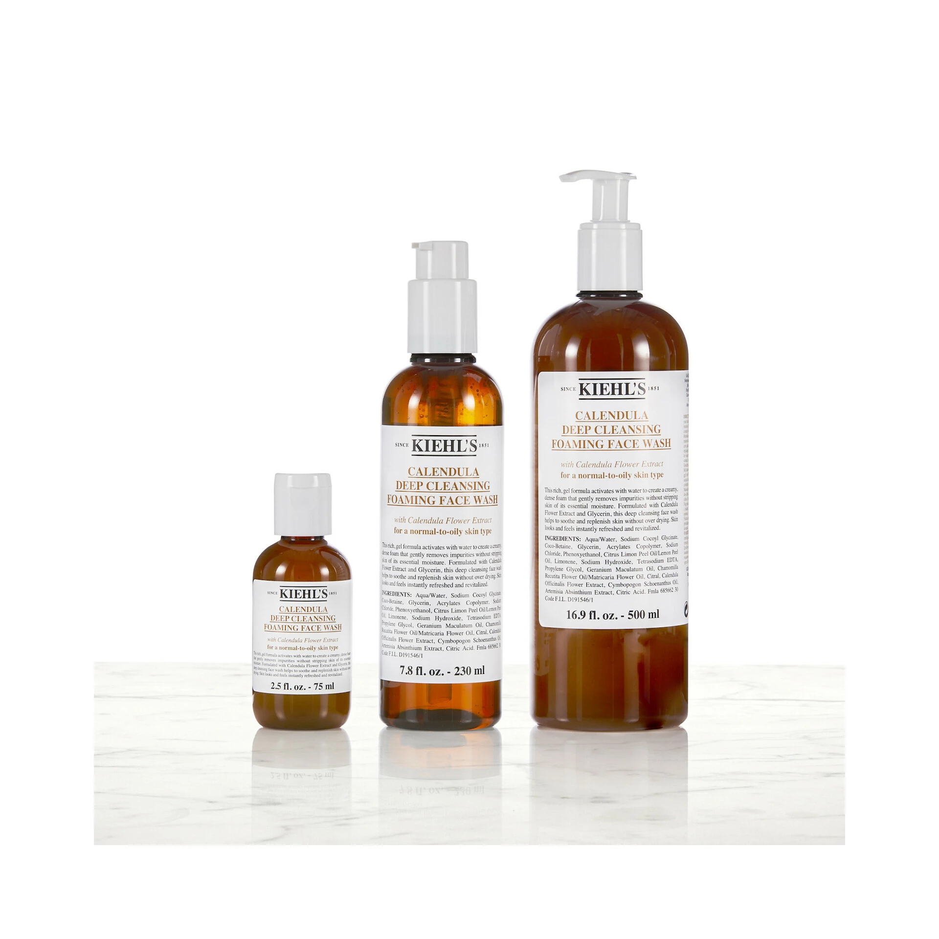 Gel de curățare profundă cu gălbenele și spumă de față 230 ml - Kiehl's