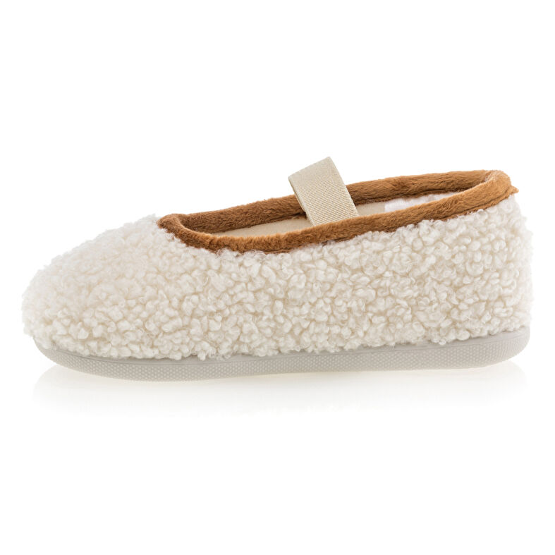 Beige Girl's Slippers
