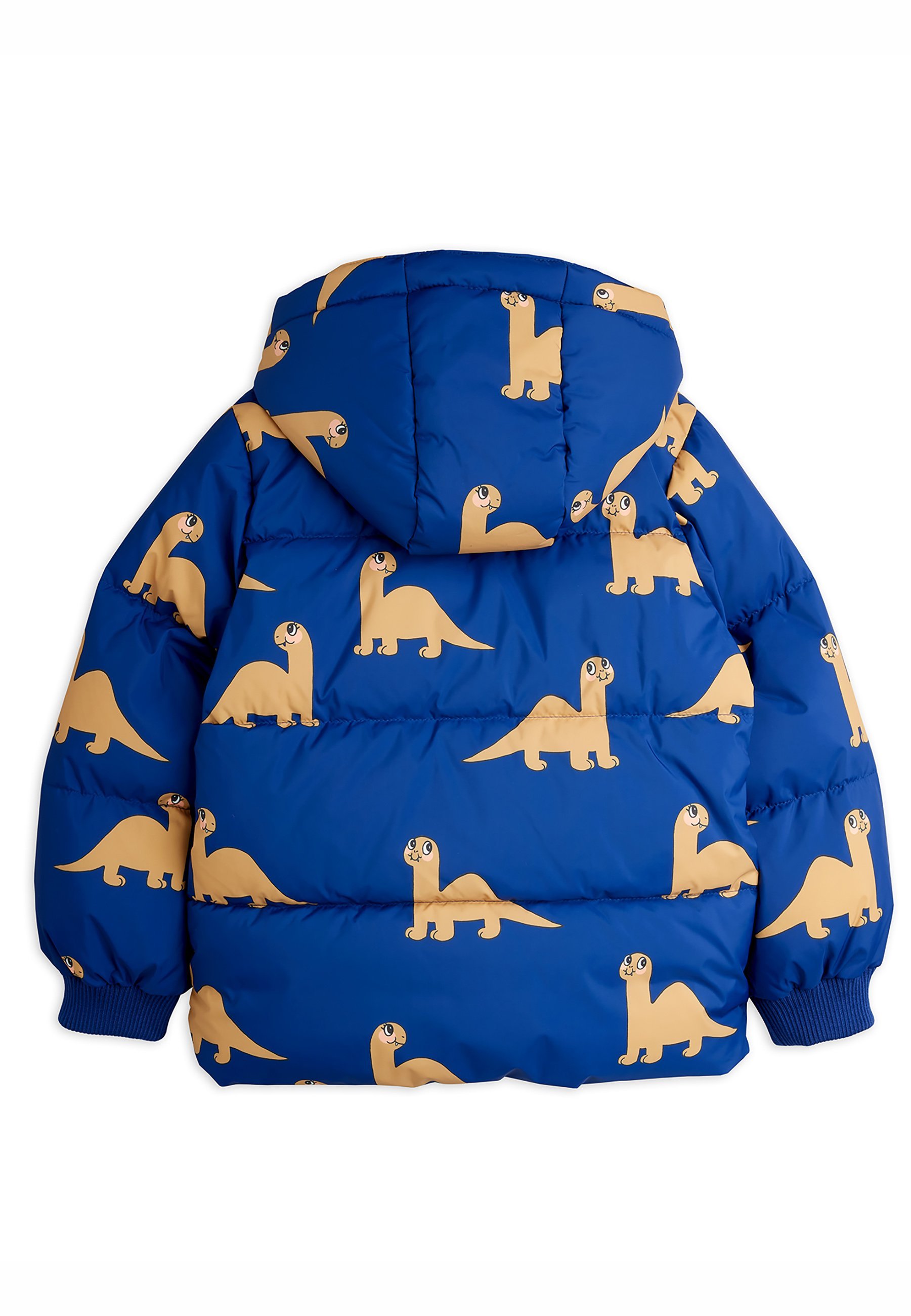 Mini Rodini DINOS HOODED PUFFER UNISEX - Vinterjakke - blå