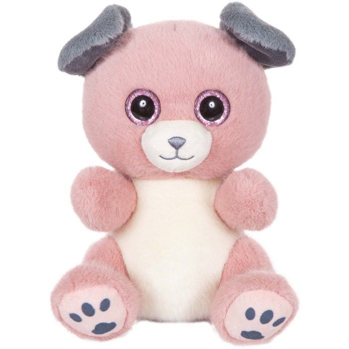 Peluche - Peluche Chien SPOT Cutydoos rose poudré et gris – 23 cm