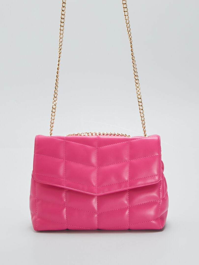 Bolsa de ombro acolchoada - ROSA