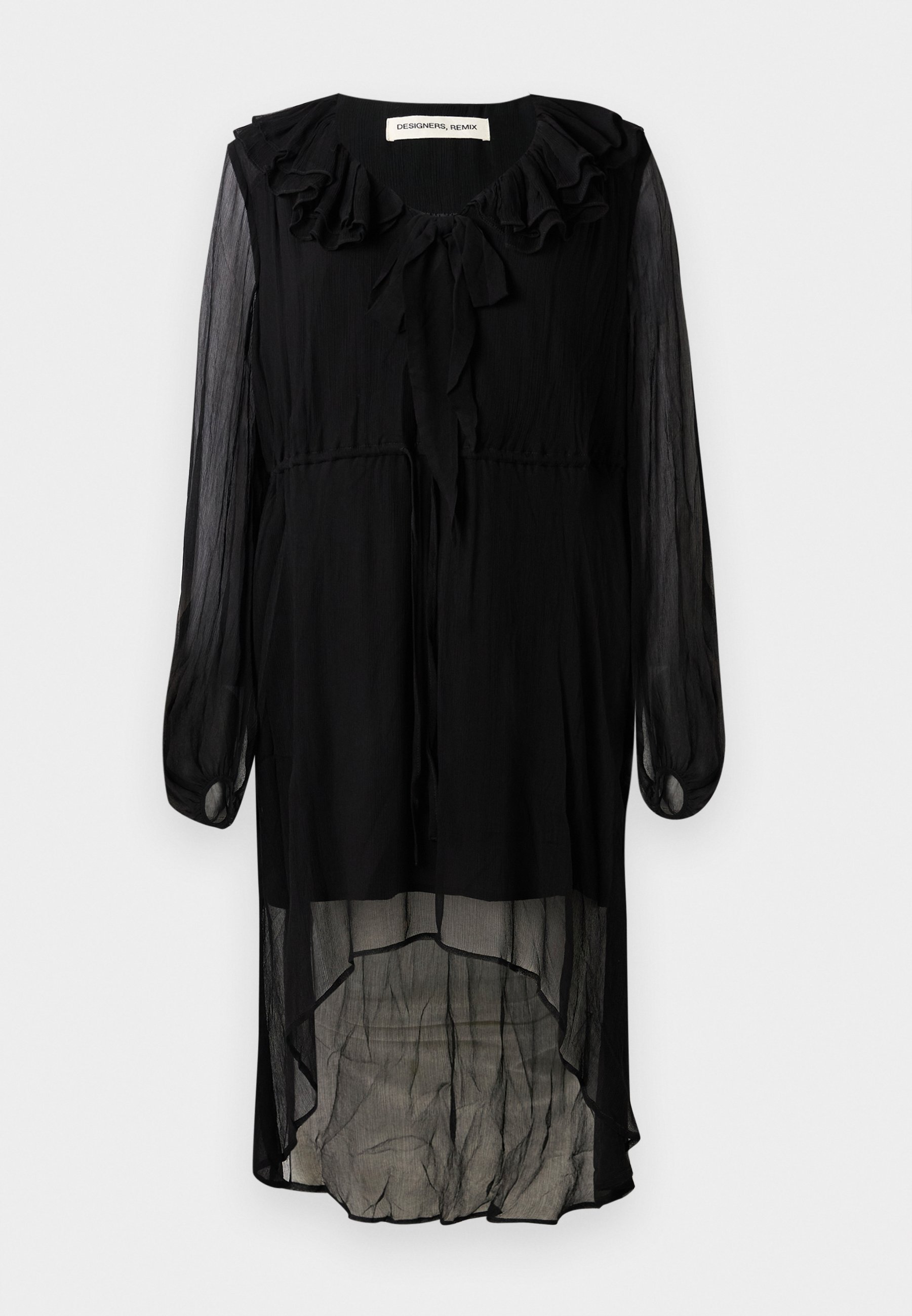 DESIGNERS REMIX IOLA RUFFELJURK - Dagjurk - zwart
