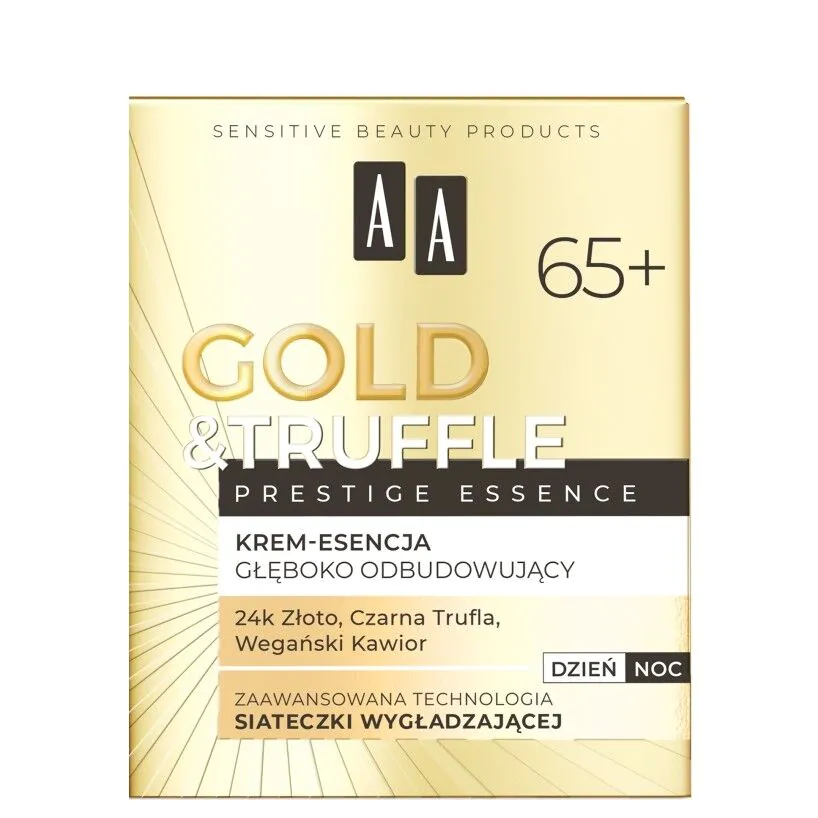 AA Gold & Truffle Prestige Essence Ultra 65+ - odmładzający krem-esencja 50ml