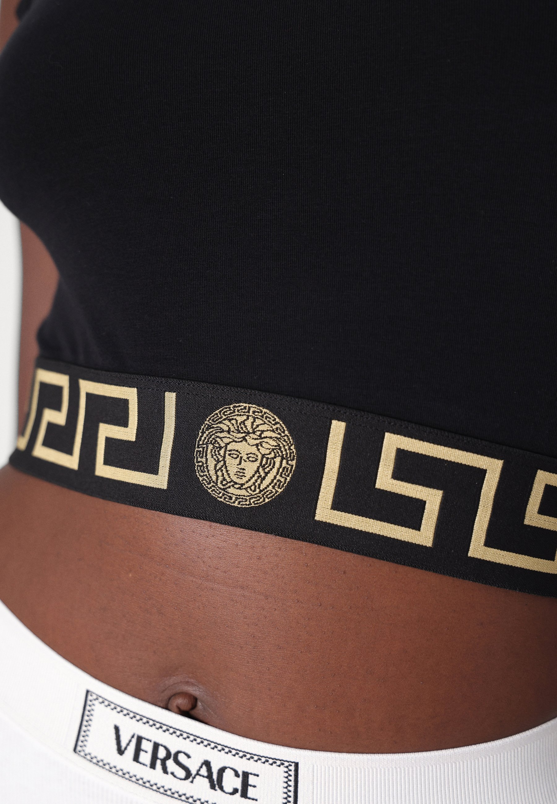 Versace UNDERWEAR TOPEKA NUOVO LOGO - Canottiera - nera