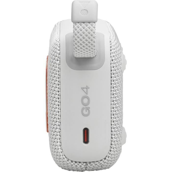 Altavoz Bluetooth ultraportátil - JBL GO 4 - Bluetooth 5.3 - Blanco