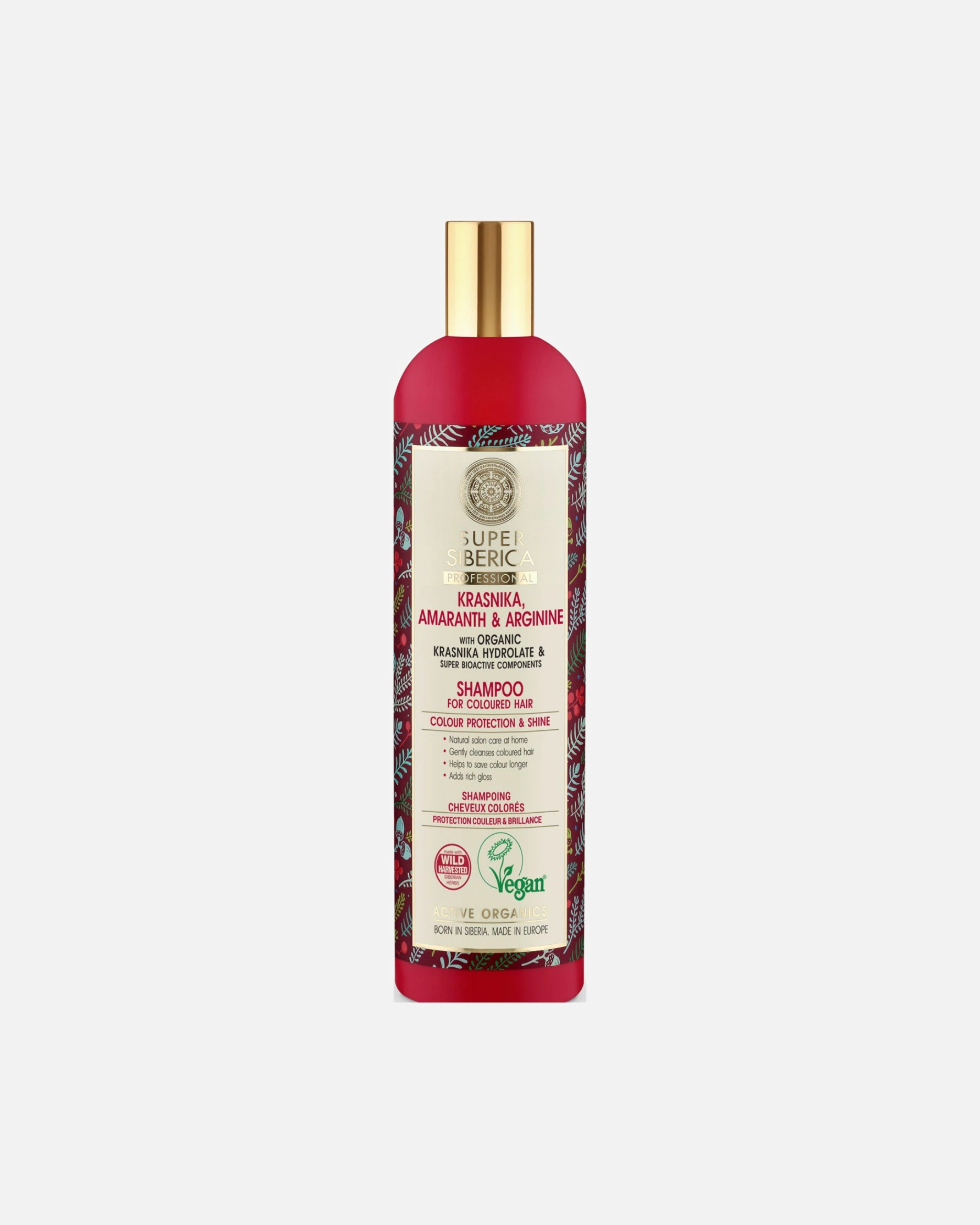 Natura Siberica Shampoing Kraniska et Amarante cheveux colorés