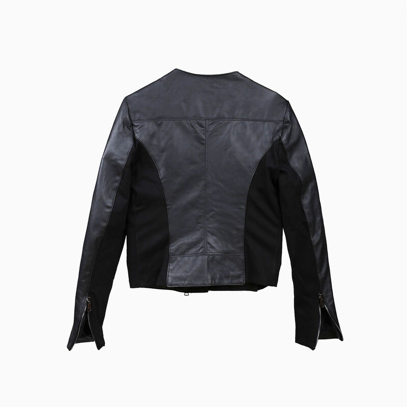Biker da donna in pelle