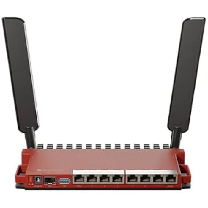 Mikrotik L009UiGS-2HaxD-IN routeur sans Fil Gigabit Ethernet Monobande (2,4 GHz) Rouge