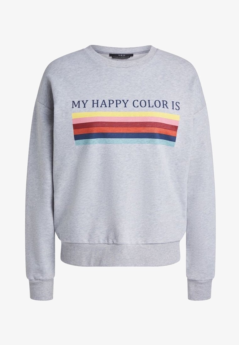 SET-sweatshirt - lichtgrijs