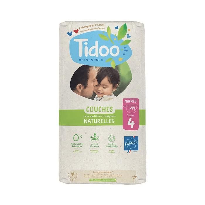 Tidoo Eco-labelled Diaper Size 4 (7-18kg)