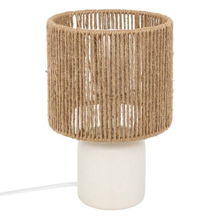 Lampe à poser Koby blanc H24cm - Atmosphera Créateur d'intérieur