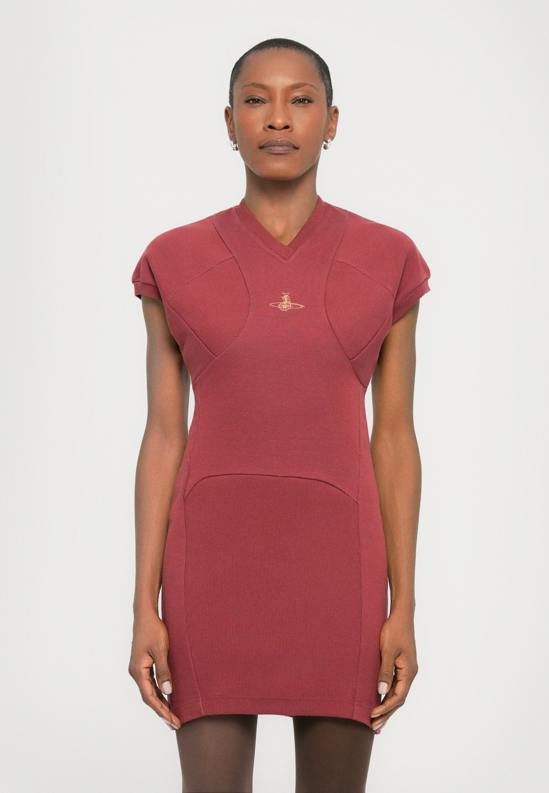 Abito da giorno Vivienne Westwood POURPOINT FOOTBALL DRESS - color mattone
