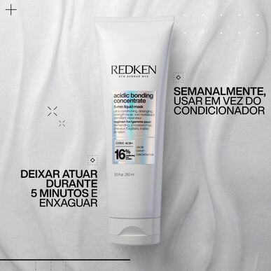 Redken Acidic Bonding Concentrate Liquid Mask, Dyp fuktighetsgivende og reparerende flytende maske, 250 ml