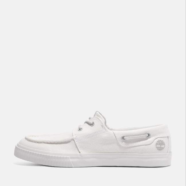 Sneaker Bassa Stringata da Uomo in bianco