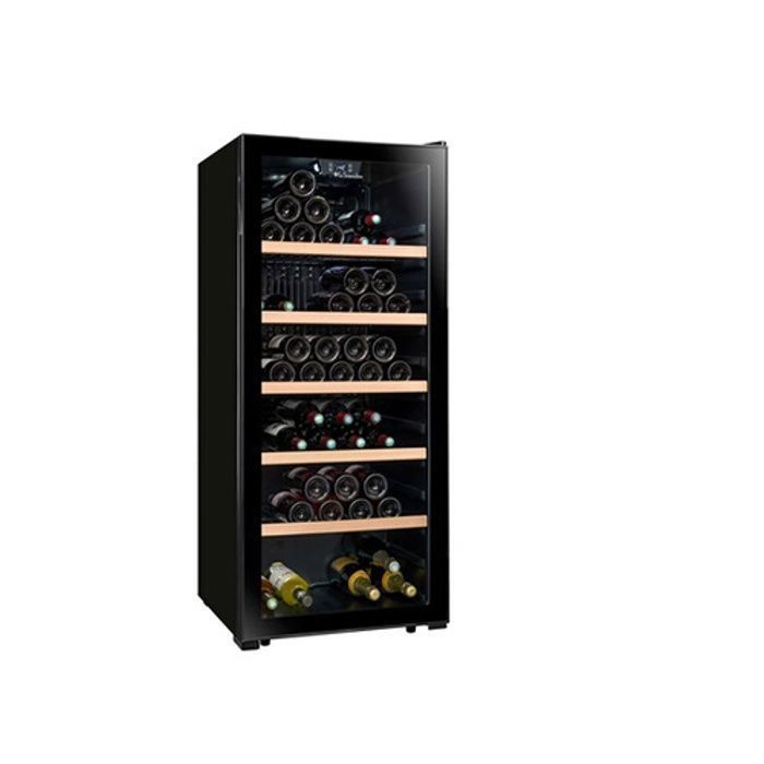 LS117BLACK – Wine cellar – La Sommelière – 121 bottles – 1 zone – 55.0 × 56.5 × 127.7 cm – Energy class G – 37 dB